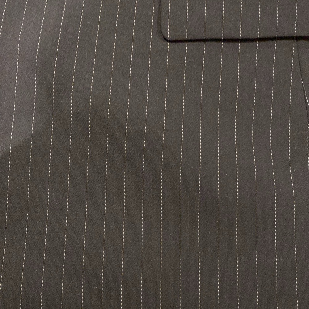 TAHARI Arthur S. Levine from Holt Renfrew Black with Pinstripes Jacket Size 4 - Picture 3 of 11